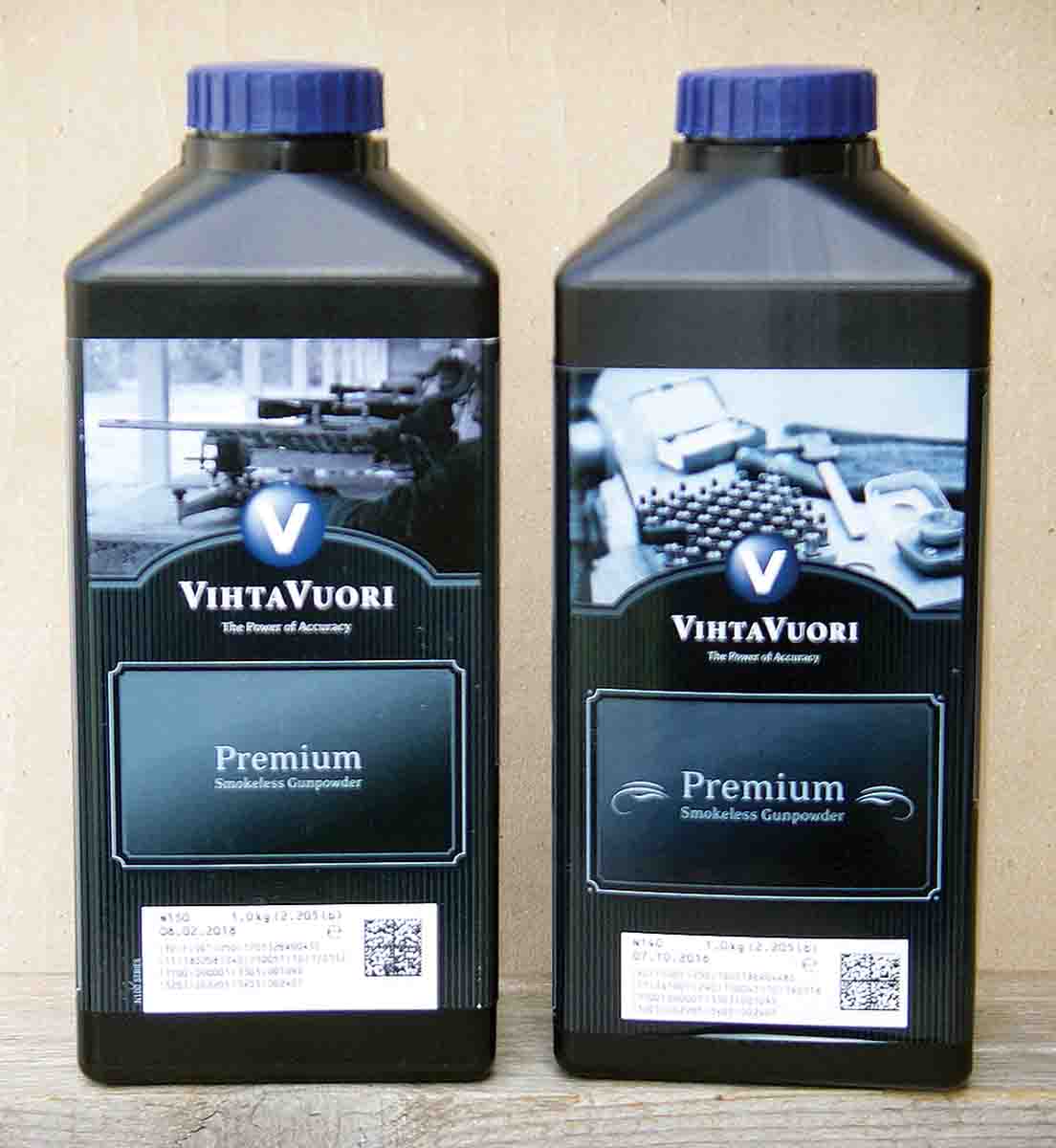 Vihtavuori N140 and N150 powders proved accurate in the test rifle.